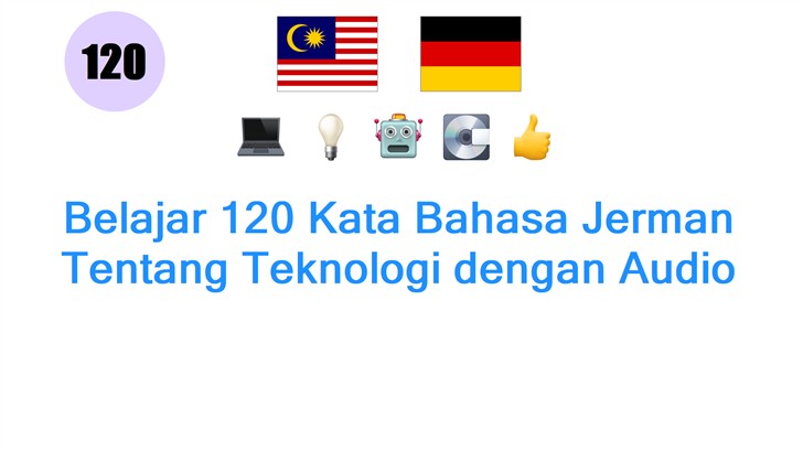 Belajar 120 Kata Bahasa Jerman Tentang Teknologi dengan Audio